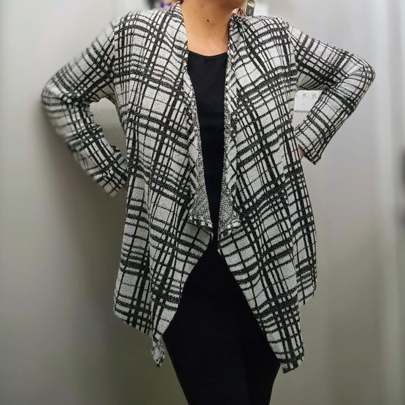 Isela Sweaters - ISELA Women's Open-Front Cardigan. Size L